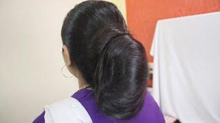 How to Tie Hair Bun  DIY Long Hair Bun Hairstyle Tutorial  Easy Layer Hair Bun Hairstyle Tutorial.