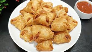 New Style Potato Snacks Its So Delicious Potato Layered Samosa Easy Samosa Recipe Potato Recipes