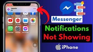 Fix Messenger Notifications not Working on iPhone iOS 17  Messenger Notification Issues