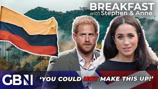 Harry and Meghans RIDICULOUS visit to Colombia ignoring KIDNAP and civil unrest grave warnings