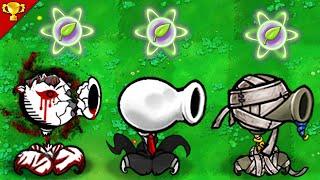 Plants vs Zombies Creepypasta Peashooter.EXE vs Slender Man vs Mummy Pea Use Plant Food