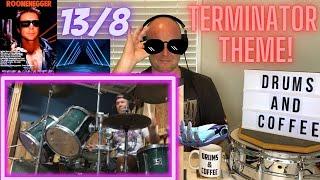 Drum Teacher Reaction & Analysis Original Terminator Theme Drum Cover by Mark Rhodes