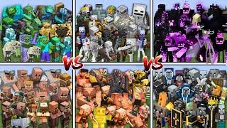 MOB BATTLE ROYALE in Minecraft Mob Battle