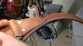 How to Sew Thick Leather by Saddle Maker Bruce Cheaney