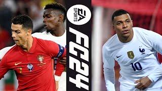 PORTUGAL vs FRANCE  UEFA EURO 2024 LIVE  FC 24  PS5  4K