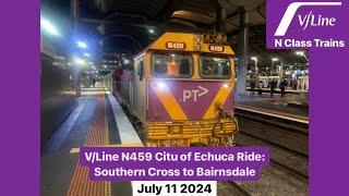 VLine N459 City of Echuca Ride Southern Cross to Bairnsdale Full Trip