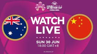 FINAL Australia v China  Full Basketball Game  FIBA U18 Womens Asia Cup 2024  Divison A