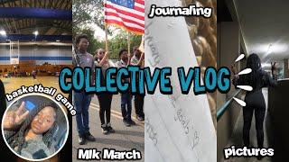 COLLECTIVE VLOG   grwms mlk march basketball game productivity more