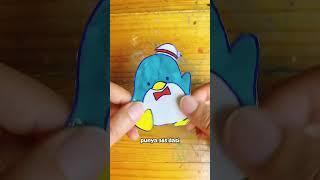 Gemesh banget sama penguin ini  #shorts #paperdiy