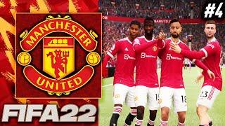 LONG SHOT GOALS OVERPOWERED??  FIFA 22 Manchester United Career Mode EP4