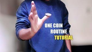 EXPERT LEVEL ONE COIN ROUTINE TUTORIAL  Free Coin Magic  WHITEVERSE CHANNEL