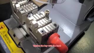 How to Cut Tubular Key via XP007 with Vice M4