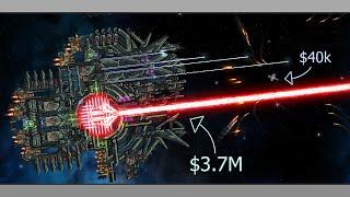 Cosmoteer  Small Scout ship vs Most Expensive Flagship