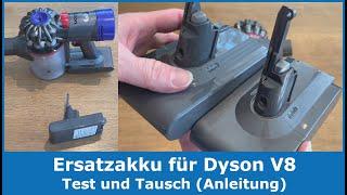 SANOOV Ersatzakku für Dyson V7 V8 & V10   Test und Tausch Anleitung - Guter Ersatzakku?