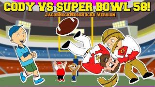 Cody Misbehaves At Super Bowl 58 And Gets Grounded JacobSockNessSucks Version GoAnimate