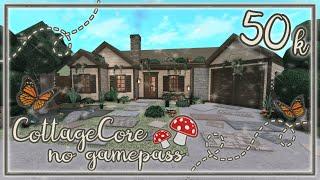 Bloxburg Build  Cottagecore Family House no gamepass 50k