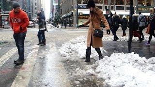 Heres Why Those Slushy Sidewalk Puddles Are Crazy Deep