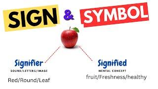 Sign and Symbol differences in Linguistics  Signifier and Signified