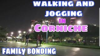 Walking and Evening Jogging in Corniche Abudhabi