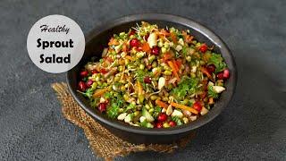 Healthy Sprout Salad  Indian Mung Bean Sprout Salad