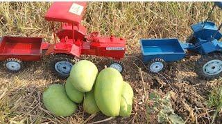mini tractors and trolleys loading mangoes video Kiran Toys world