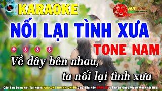 Karaoke Nối Lại Tình Xưa - Tone Nam Nhạc Sống Karaoke Huỳnh Chiêu