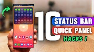 10 Status Bar & Quick Panel Hacks You NEED to Try on Samsung Galaxy Phones 