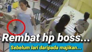 Rembat HP Majikan Sebelum Cabut Lari‼️Warga Asing Ini Dikehendaki...