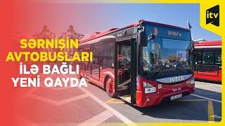 Azərbaycanda sərnişin avtobusları ilə bağlı yeni qayda qüvvəyə minib