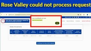 rose valley could not process requestrose valley refund online process#couldnotprocessrequest