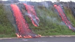 Lava flows in Pahoa - Eruption Update