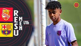 RESUMEN CE Manresa vs FC Barcelona Cadete A U16 2022