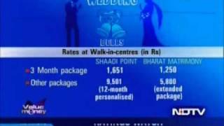 Shaadi.com Centre on NDTV Profit 2006