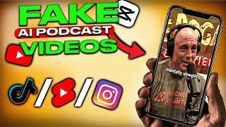 How to Create Viral Fake Podcast Clips  Shorts TIKTOK & Reels Ai Tutorial For MILLIONS Of Views