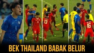 Sok Jagoan Bek Thailand ini Dihajar Pemain Timnas di SEA Games