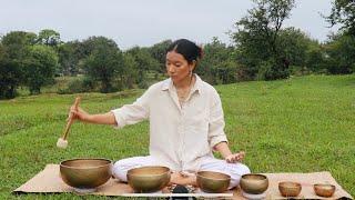 SINGING BOWL THERAPY FOR STRESS AND ANXIETY  PART 1