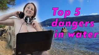 TOP 5 dangers in water. nudism. Mila naturist.