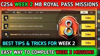 M8 WEEK 2 MISSION EXPLAIN  BGMI M8 WEEK 2 MISSIONS  C2S4 M8 ROYALE PASS MISSION WEEK 2  M8 WEEK 2