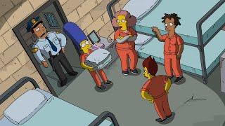 La primera noche de Marge en la carcel Los simpson capitulos completos en español latino