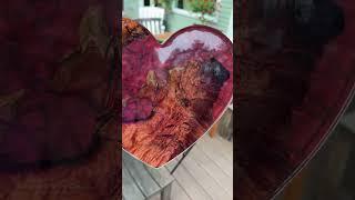 Heart shaped charcuterie board from Crafted Elements