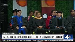 Cal State LA Graduation Held at the LA Convention Center