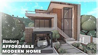 BLOXBURG Affordable Modern Home Speedbuild  Roblox House Build