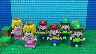 Lego Super Mario Adventure Lego Mario Luigi and Peach Run the New Interactive Expansion Sets