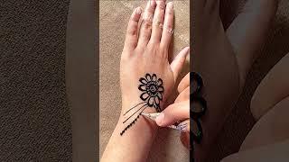 Easy Henna Mehendi design 2024 #mehndi #hennatattoo