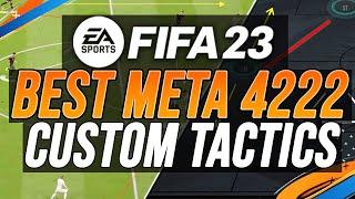 BEST META 4222 Custom Tactics & Instructions - FIFA 23