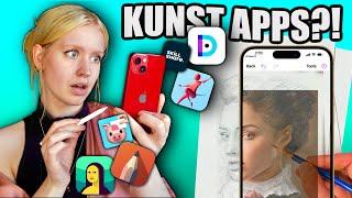 Künstlerin TESTET KUNST APPS