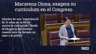 Macarena Olona Vox exagera su currículum en el Congreso