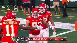 Patrick Mahomes 34 Yard Touchdown Pass to Noah Gray  Chiefs vs Jets