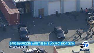 Drug trafficker with ties to son of El Chapo cartel is shot dead in LA