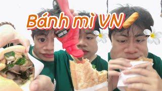 Mukbang bánh mì trứng Viet Nam#mukbang